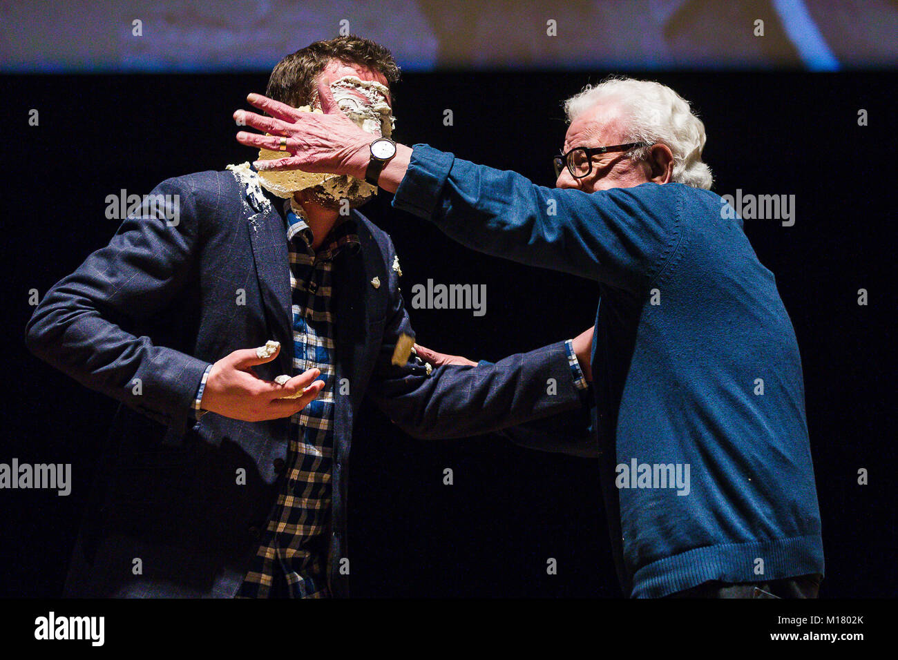 Custard pie in the face